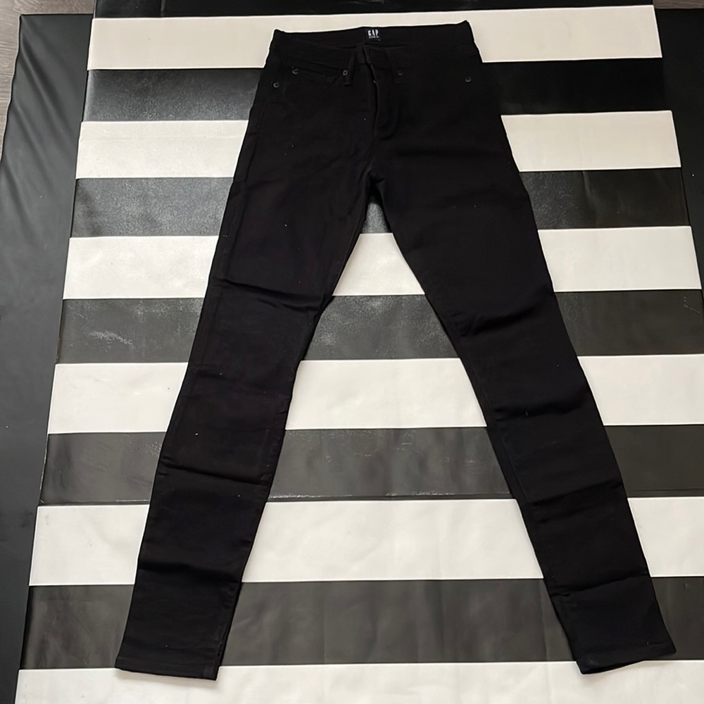 DEEP BLACK SKINNY JEAN